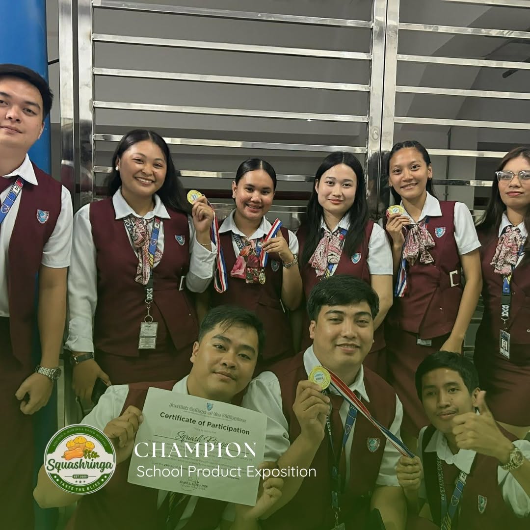 Squashringa team after a school product exposition recognition