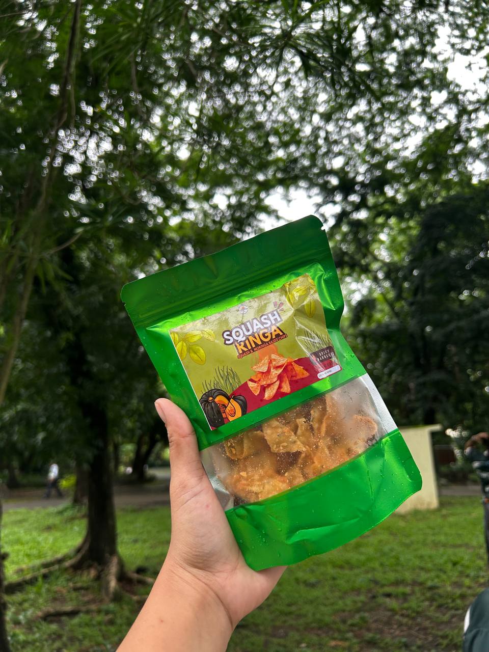 Squashringa Spicy Barbeque Chips